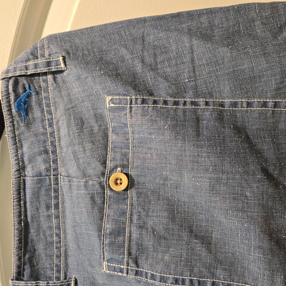 Tommy Bahama 100% Linen light jeans 👖 NWT - Picture 2 of 9